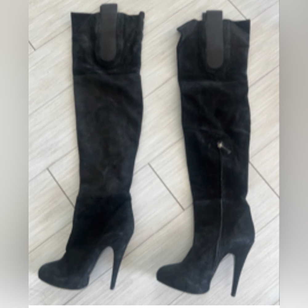Givenchy Suede Over-The-Knee Boots